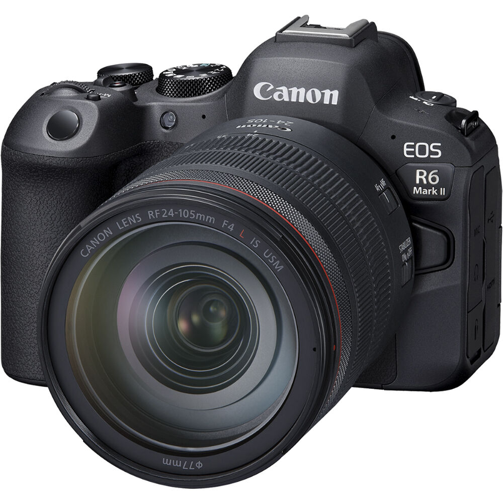 Canon EOS R6 Mark II Mirrorless Digital Camera with RF 24-105mm f/4L IS Lens - 2 Year Warranty - Next Day Delivery