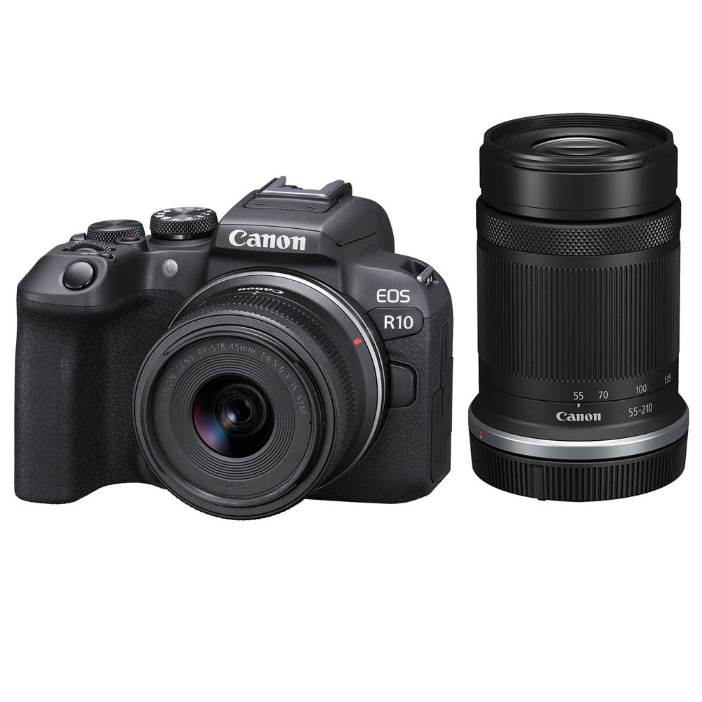 Canon EOS R10 18-45 55-210