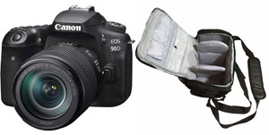 Canon EOS 90D 18-135 IS USM with Professional Camera Bag - 2 Year Warranty - Next Day Delivery