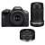 Canon EOS R100 Mirrorless Digital Camera with RF-S 18-45mm, RF-S 55-210mm and RF 50mm f1.8 STM Lenses - 2 Year Warranty - Next Day Delivery
