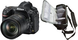 Nikon D850 Camera + 24-120mm Lens + Pro Camera Bag - 2 Year Warranty - Next Day Delivery